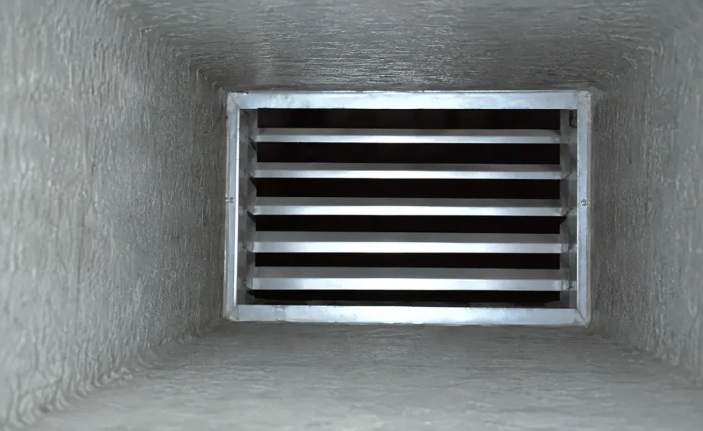 Metal Vent Duct cleaning results