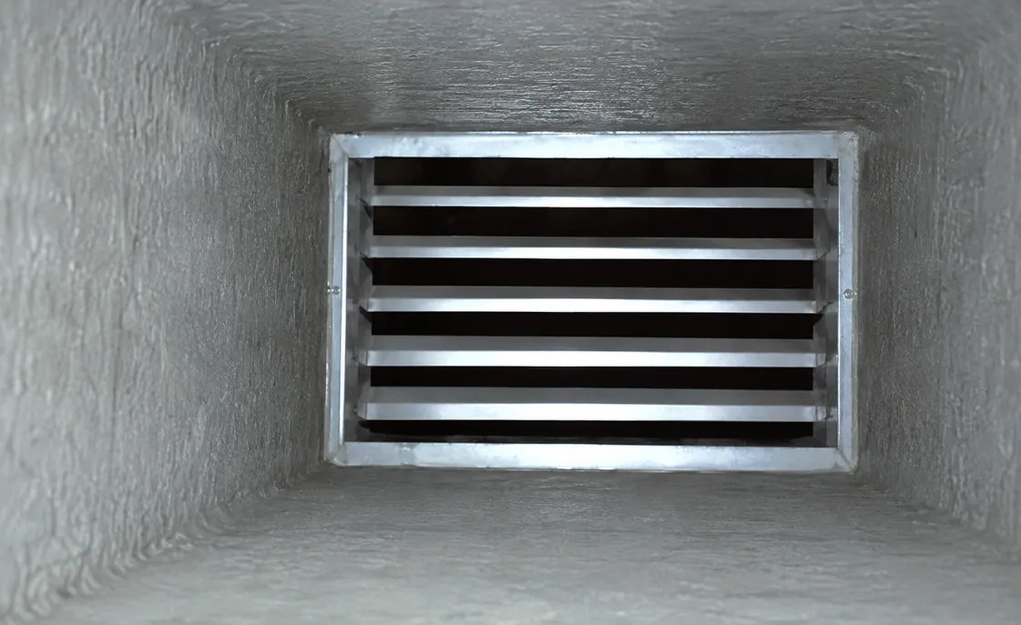 Metal Vent Duct cleaning results